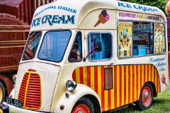 Carters Steam Fair  A Classic travelling fair. : Ice, cream, van, carters, steam, fair, david, morris, dtmphotography